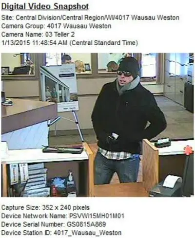 Weston Bank Robbery Photo